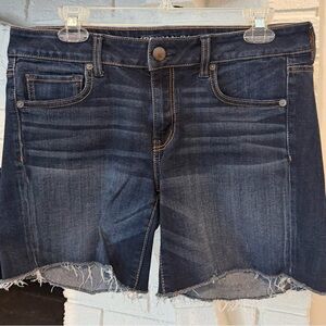 American Eagle Outfitters Dark Blue Jean Shorts